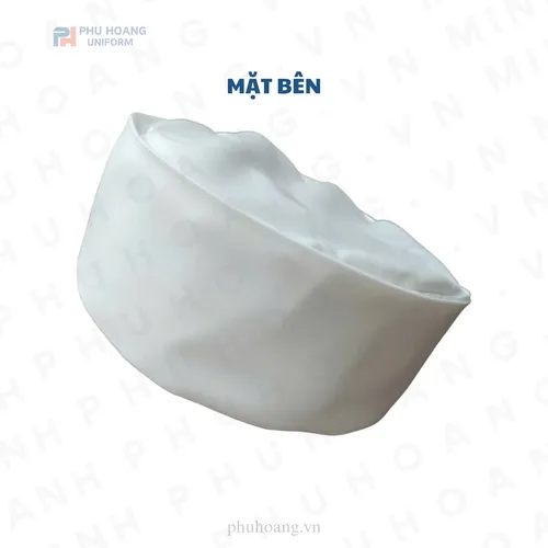 NÓN BẾP NHẬT VẢI GẤP TRẮNG TINH MAY SẴN SN025