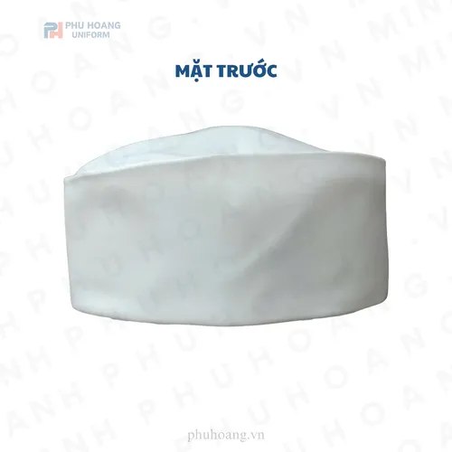 NÓN BẾP NHẬT VẢI GẤP TRẮNG TINH MAY SẴN SN025