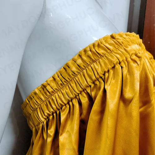 VÁY QUÂY SPA VÀNG ĐỒNG (MAY SẴN) – SS017