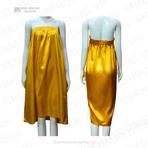 VÁY QUÂY SPA VÀNG ĐỒNG (MAY SẴN) – SS017