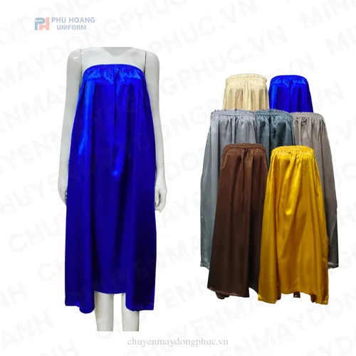 VÁY QUÂY SPA XANH COBAN (MAY SẴN) – SS012