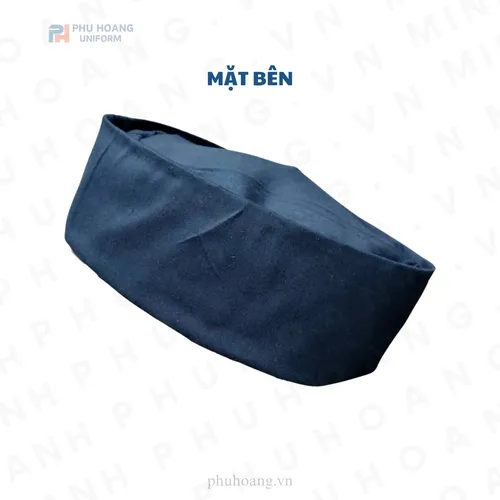 NÓN BẾP NHẬT VẢI GẤP XANH ĐEN MAY SẴN SN024