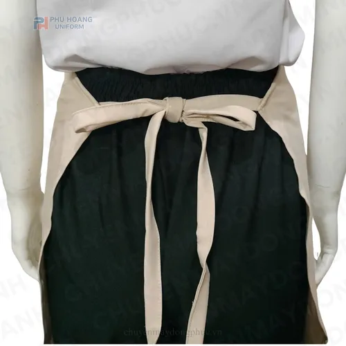 TẠP DỀ YẾM KAKI THUN MÀU KEM BE MAY SẴN SA025