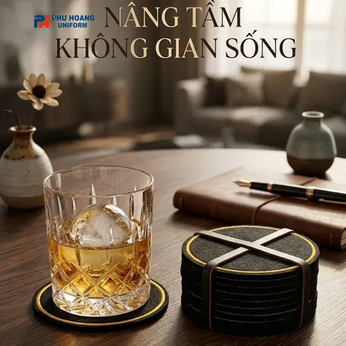 BỘ 10 LÓT LY QUÁN CÀ PHÊ