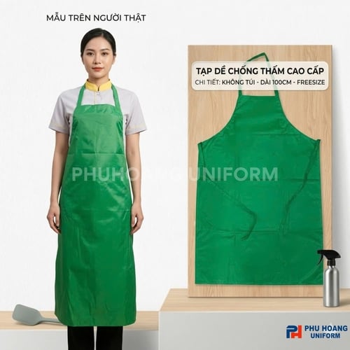 TẠP DỀ NILON XANH LÁ CÂY