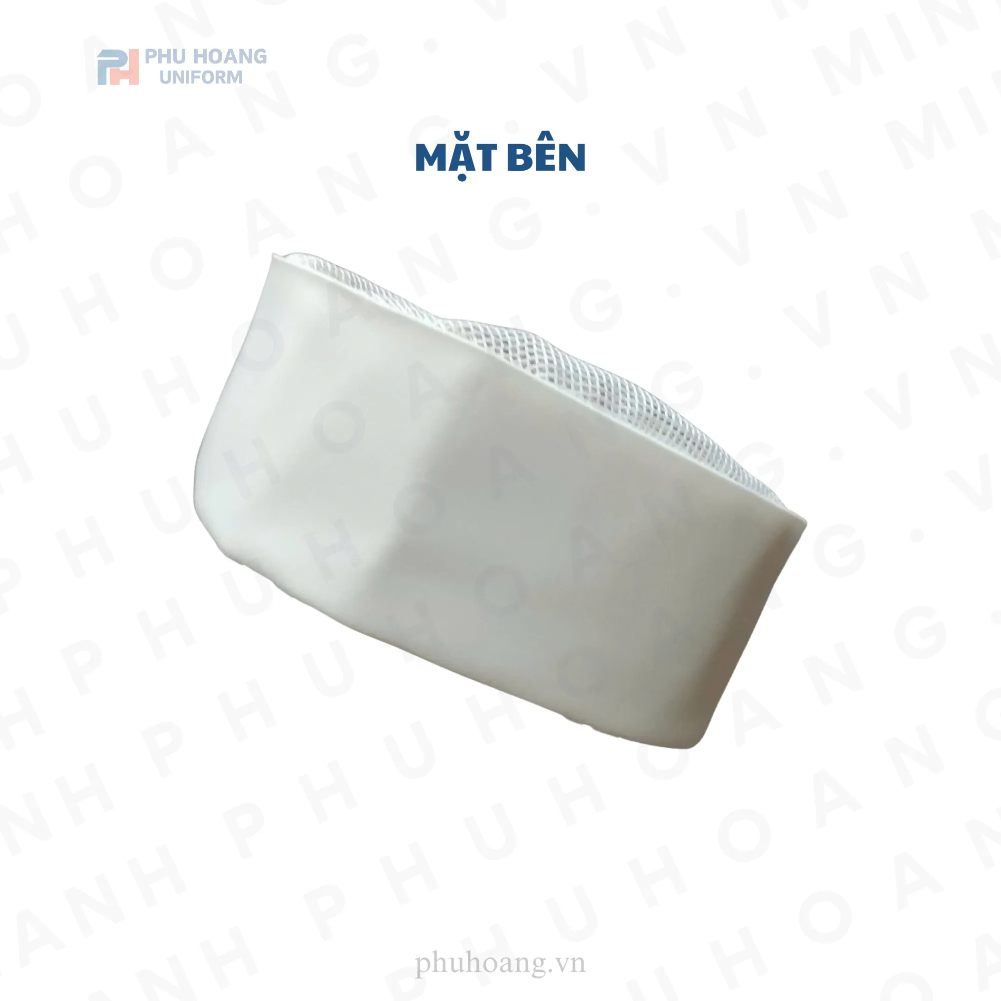 NÓN BẾP TRÒN KIỂU NHẬT CHÓP LƯỚI TRẮNG MAY SẴN SN036