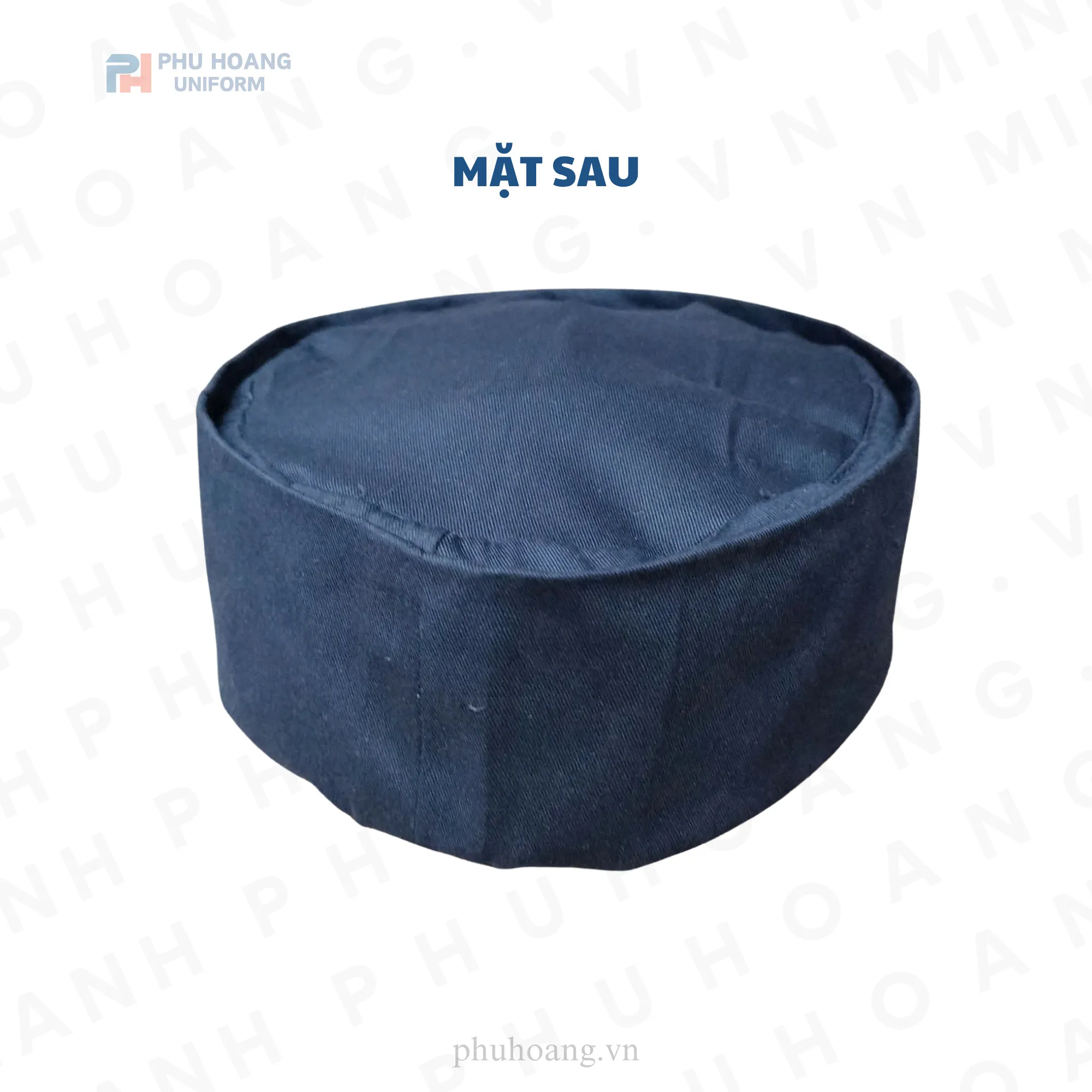 NÓN BẾP NHẬT VẢI GẤP XANH ĐEN MAY SẴN SN024