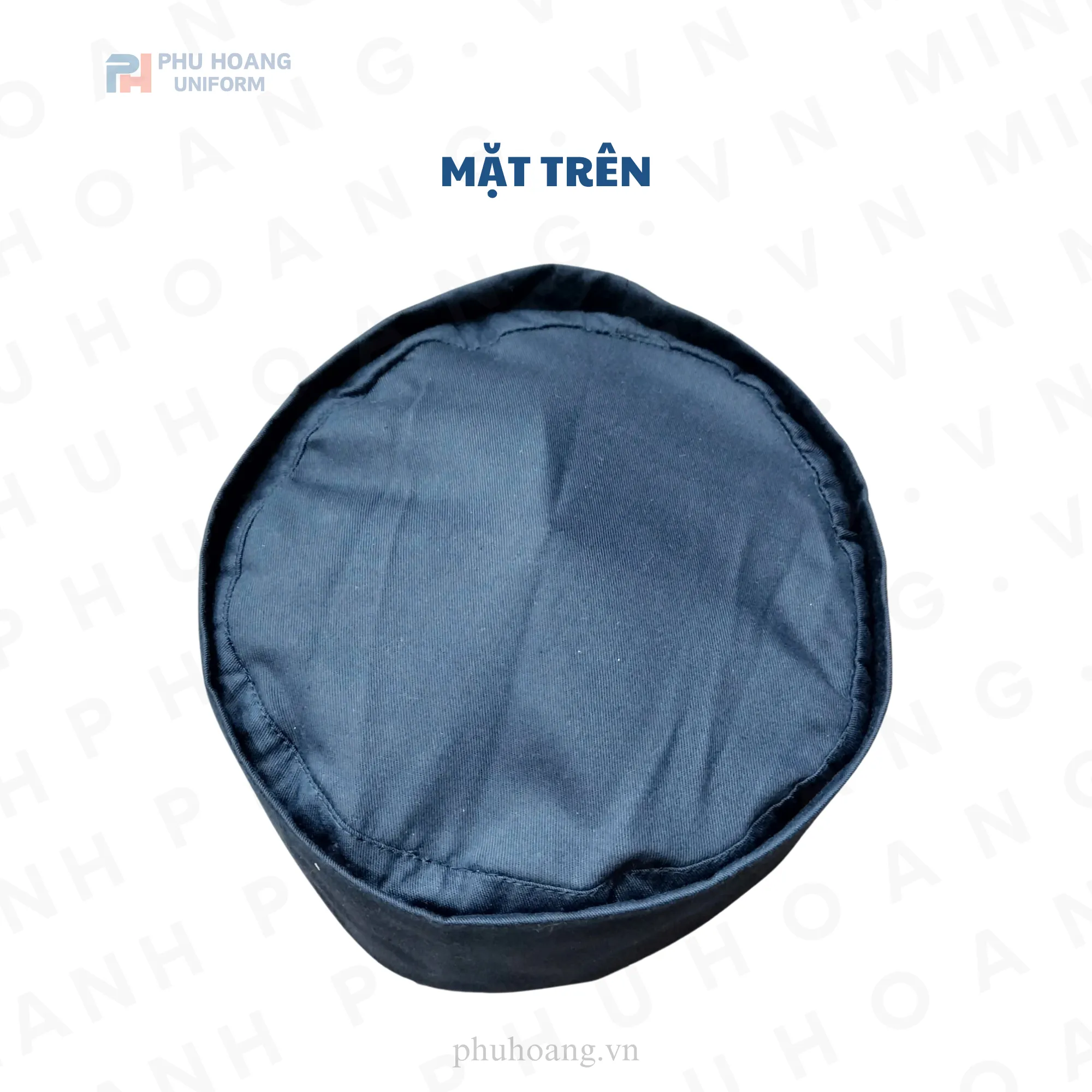 NÓN BẾP NHẬT VẢI GẤP XANH ĐEN MAY SẴN SN024