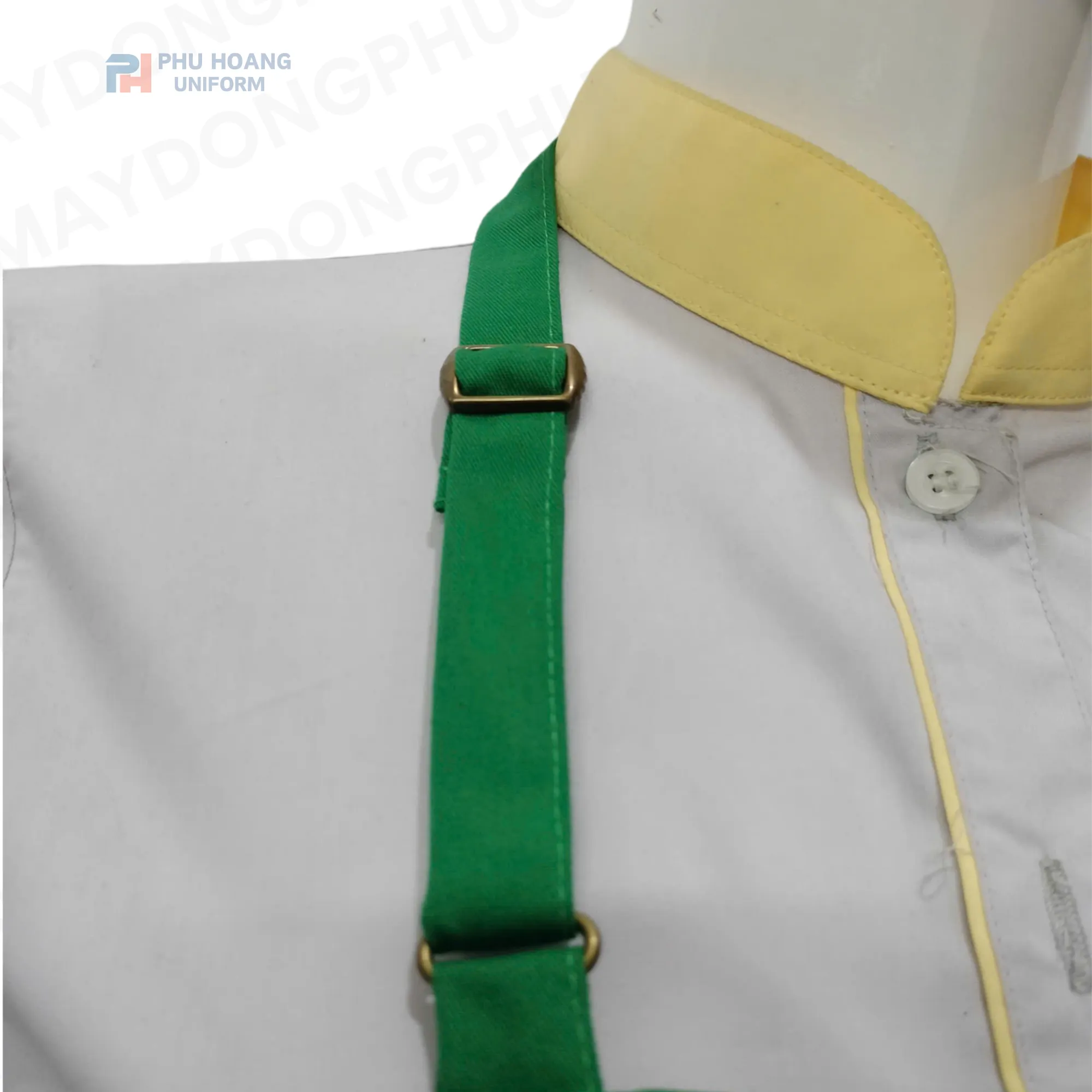 TẠP DỀ YẾM CÓ TĂNG ĐƠ MÀU XANH LÁ MAY SẴN SA020