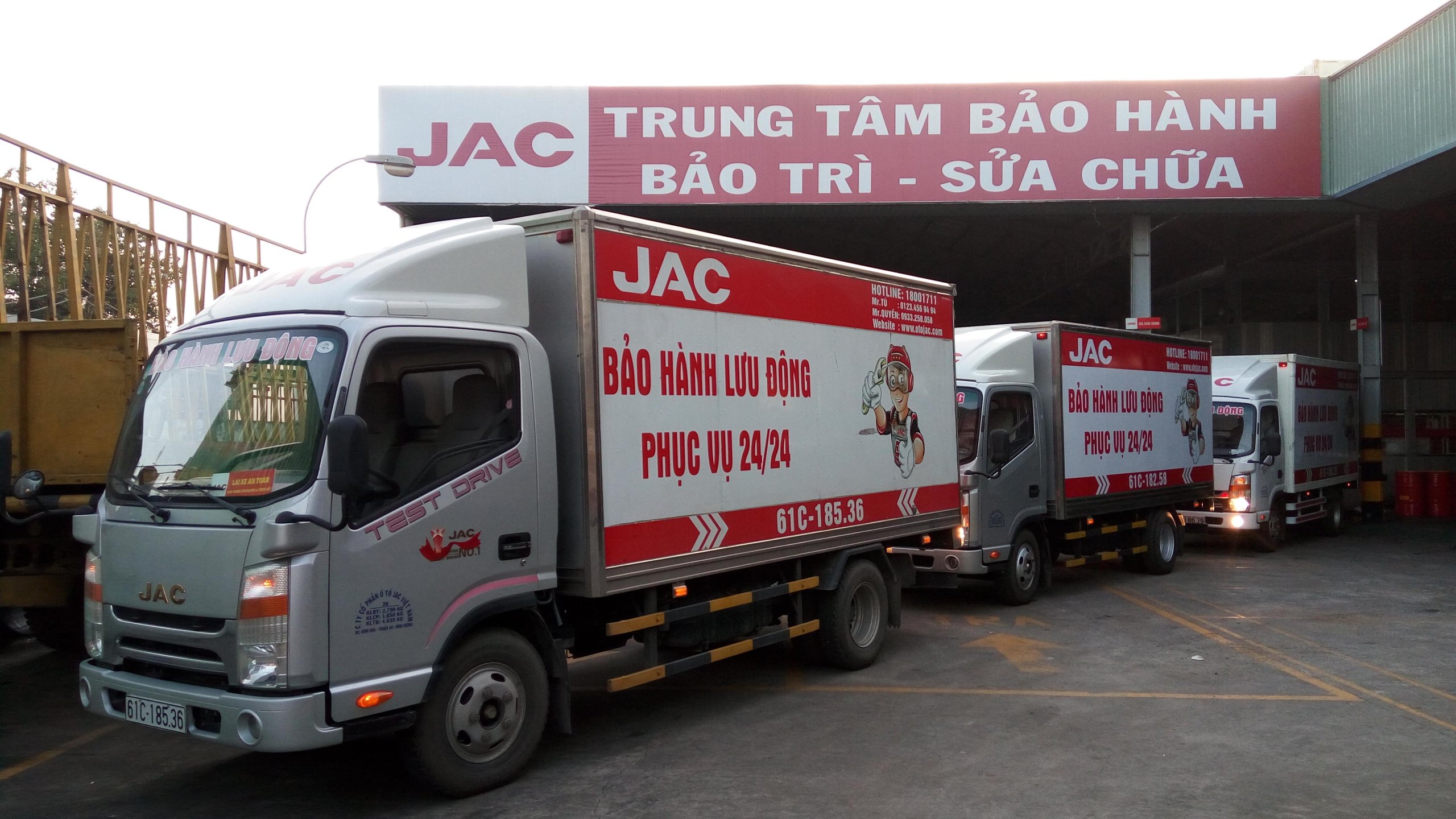 Dịch vụ JAC bảo hành lưu động