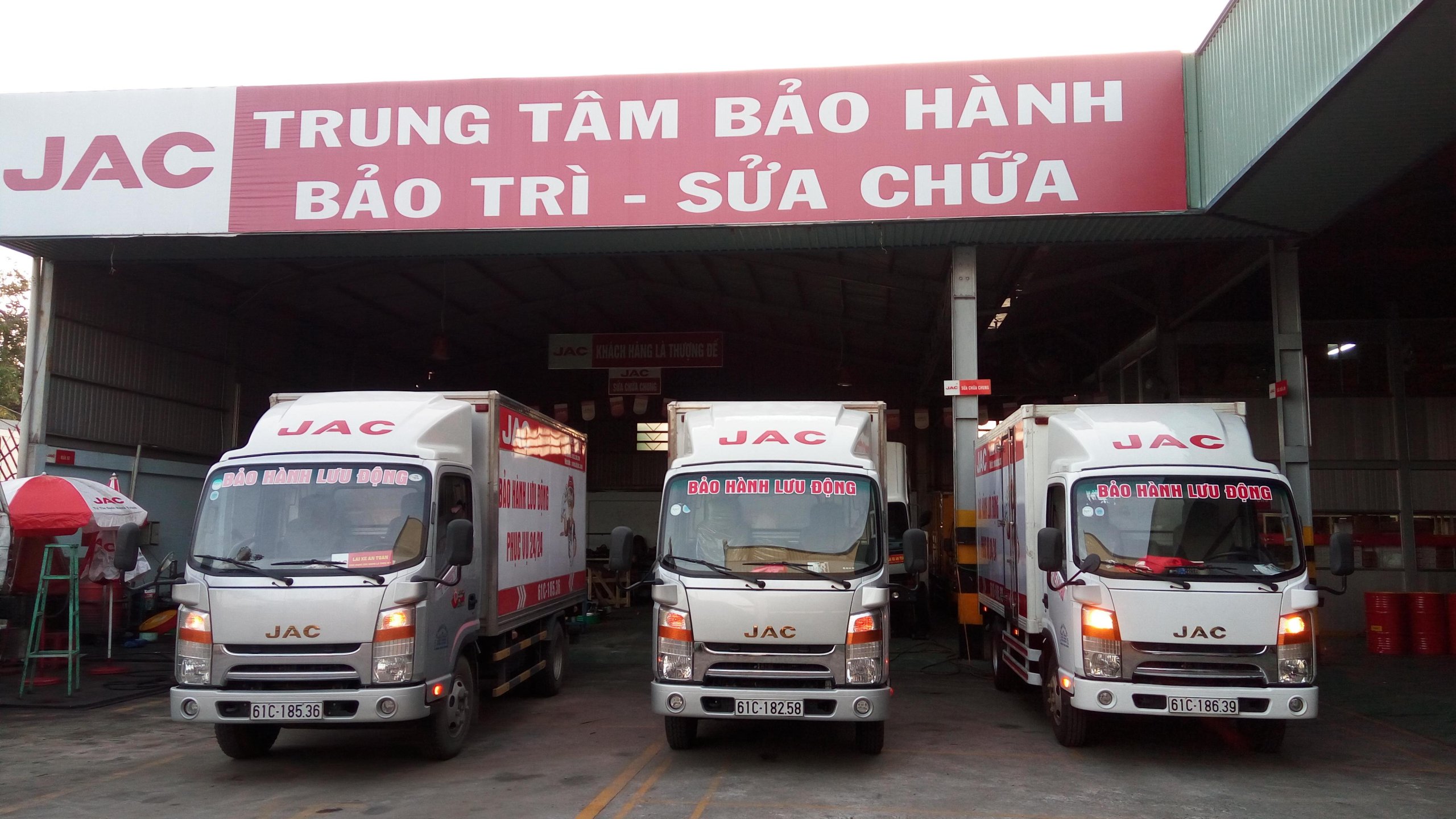 Dịch vụ xe tải JAC