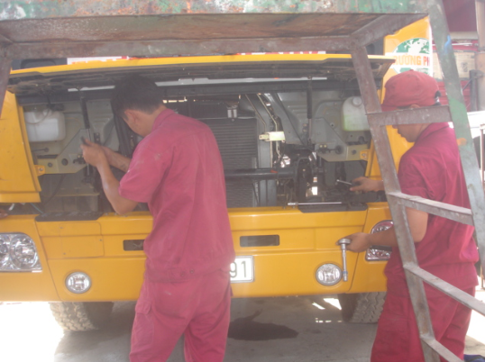 Công tác bảo dưỡng xe của công ty cổ phần JAC Việt Nam Công tác bảo dưỡng xe của công ty cổ phần JAC Việt Nam