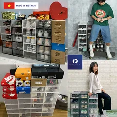 Bán Hộp đựng giày nhựa cứng trong suốt có Thoáng Khí do BLUE DEER sản xuất tại Việt Nam