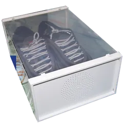 COMBO 10 HỘP ĐỰNG GIÀY MICA CỨNG TRONG SUỐT TIỆN ÍCH - BLUE DEER