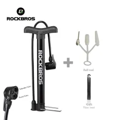 Bơm xe đạp mini RockBros 120 / 130PSI bằng hợp kim phù hợp van Presta Schrader cung cấp BLUE DEER