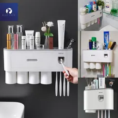 Hộp đựng bàn chải đánh răng - Kệ để bàn chải đánh răng - Nhả Kem Đánh Răng - Treo Bàn Chải Và Cốc Đánh Răng Tiện Lợi – BLUE DEER