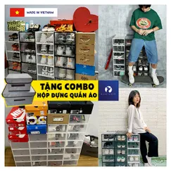 Hộp Đựng Giày Dép Nhựa Cứng Có Thoáng Khí - Nắp trong như kính do BLUE DEER sản xuất