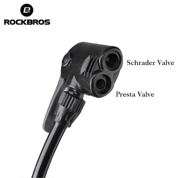 Bơm xe đạp mini RockBros 120 / 130PSI bằng hợp kim phù hợp van Presta Schrader cung cấp BLUE DEER