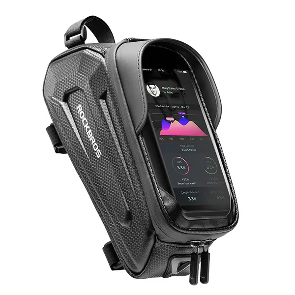 Túi đựng điện thoại xe đạp RockBros 6.8" cảm ứng màn hình với sức chứa lớn 1.7L kháng nước
