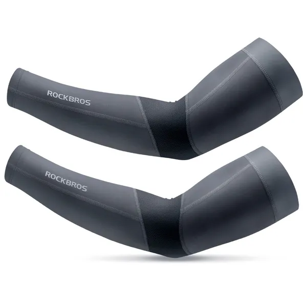 Tay áo chống nắng lụa băng Locke Brothers RockBros - Găng tay chống nắng, tia UV bằng lụa thun lạnh - Mã XT059