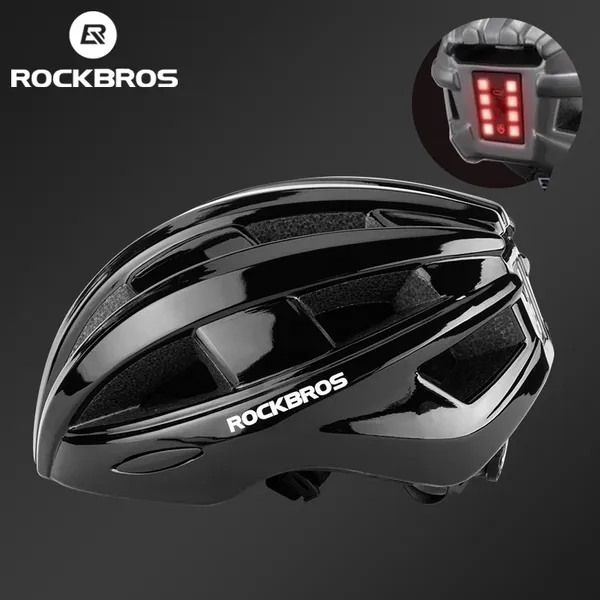 Mũ Bảo Hiểm Xe Đạp có đèn hậu chính hãng RockBros do BLUE DEER cung cấp