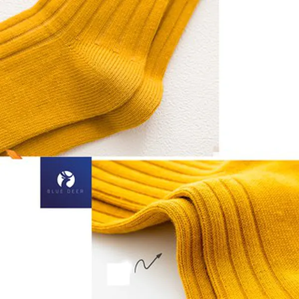 Tất Cổ Cao HÀN QUỐC - Tất Nhún - Vớ VINTAGE - BLUE DEER