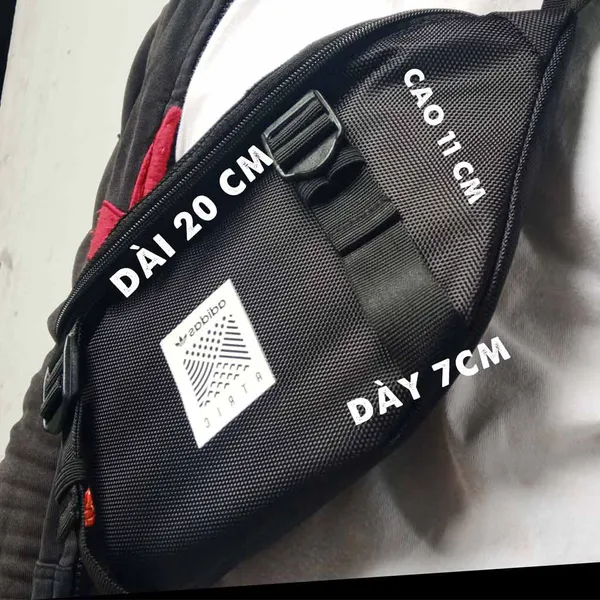 Túi Đeo Chéo Bao Tử Nam Nữ Adidas ATRIC BUM BAG (CÓ SẴN) – 2 Màu - Ảnh Feedback Thật – Blue Deer