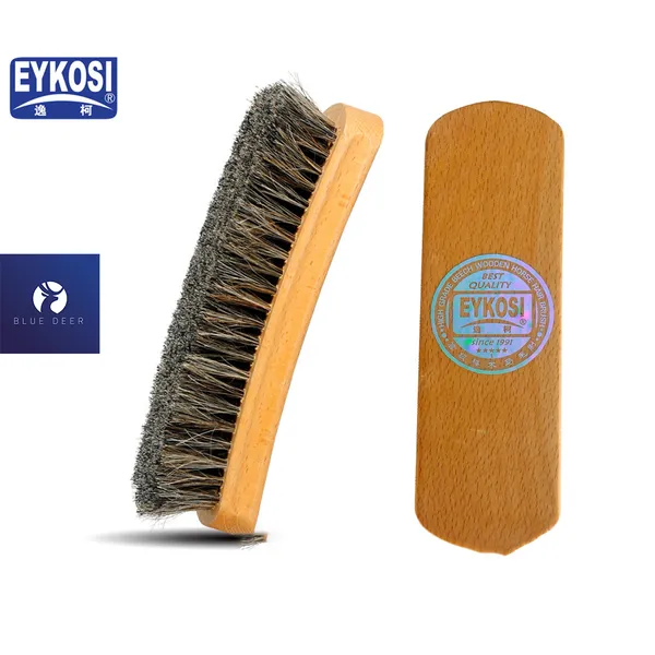Bàn chải vệ sinh giày lông ngựa mềm - Eykosi