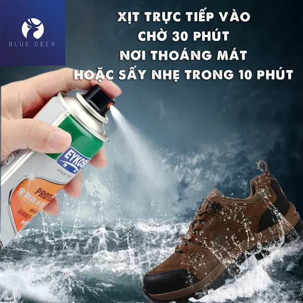 Bình Xịt  Eykosi Nano Chống Nước, Chất Bẩn, Không Độc Hại Mẫu Mới - Blue Deer