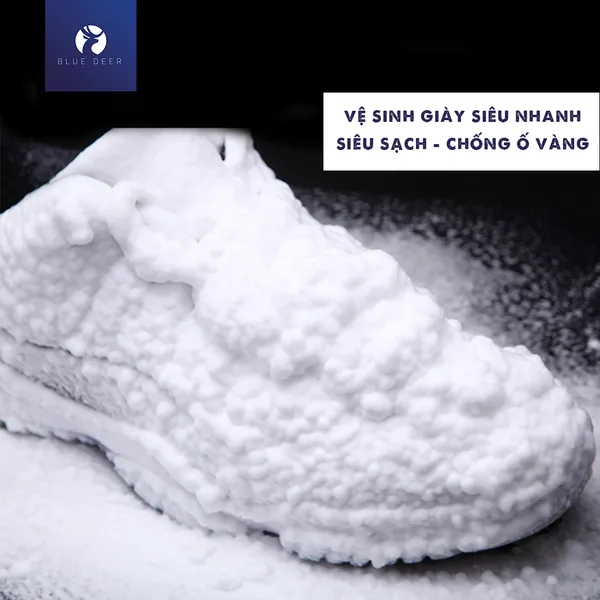  Chai vệ sinh giày Sneaker | Chai xịt bọt vệ sinh giày SNEAKER – BLUE DEER