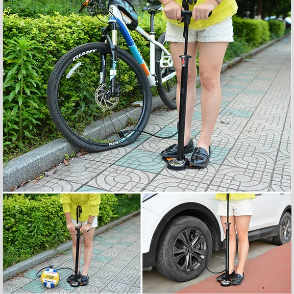 Bơm xe đạp mini RockBros 120 / 130PSI bằng hợp kim phù hợp van Presta Schrader cung cấp BLUE DEER