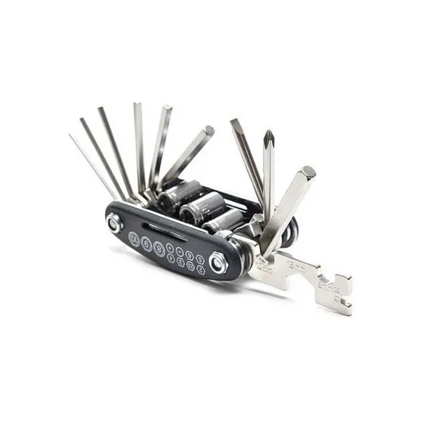 Bộ lục giác đa năng - phụ kiện sửa xe 16 in 1 - Bộ Lục Giác Lắp Giáp, Sửa Chữa Xe Đạp