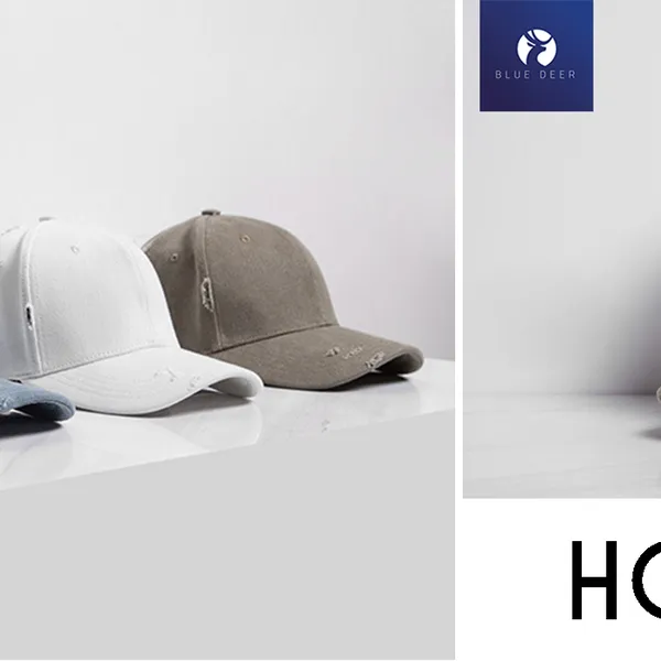 Mũ Lưỡi Trai Rách - Blue Deer