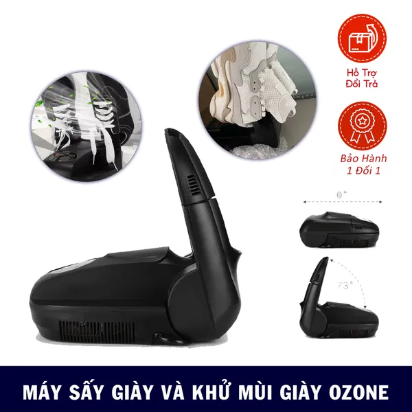 Máy Sấy Giày Khử Mùi Khử Khuẩn Cao Cấp Hiệu Quả bằng OZONE 2in 1 cho giày nhanh khô tiện dụng TSDM01 – BLUE DEER