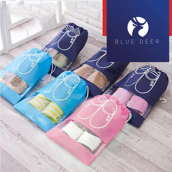 Túi Đựng Giày Dép - túi đựng giày bóng đá - Vải chống thấm nước nhẹ Size Lớn 44x32 - BLUE DEER
