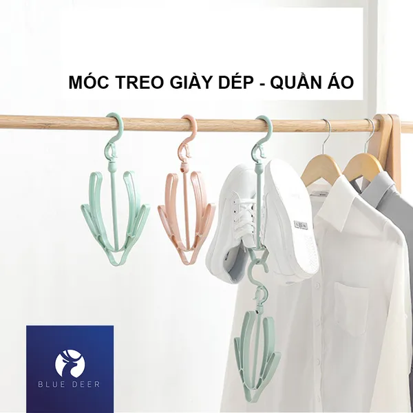 Móc treo giày cao cấp xoay 360 độ - BLUE DEER