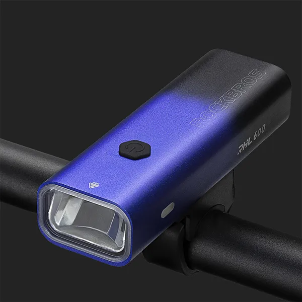 Đèn Led Xe Đạp RockBros RHL600 - 1000 mới - có thể sạc - siêu sáng - chông nước IPX6 – vỏ hợp kim nhôm