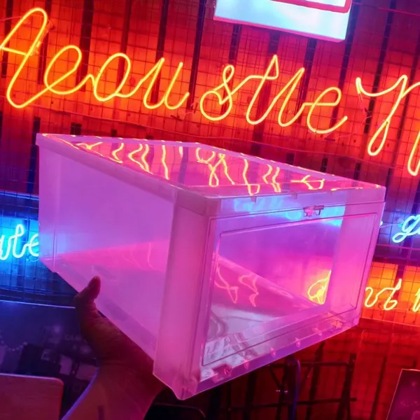 Hộp đựng giày dép - giày cao gót nhựa cứng trong suốt cao 18CM