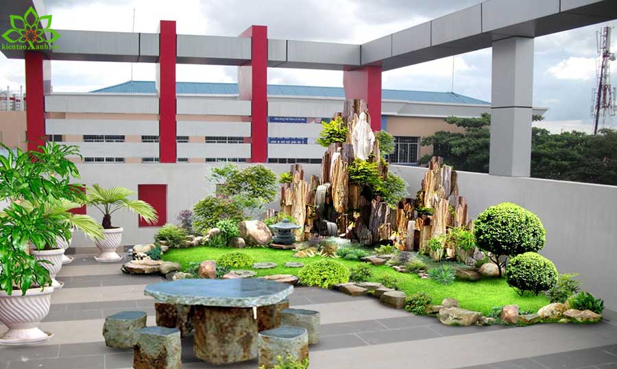 2. Một số tiểu phẩm, công trình phụ thường gặp trong sân vườn.