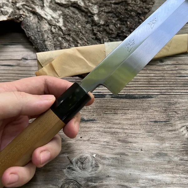 Dao Nhật Norichika Yanagiba 300mm Aogami Used