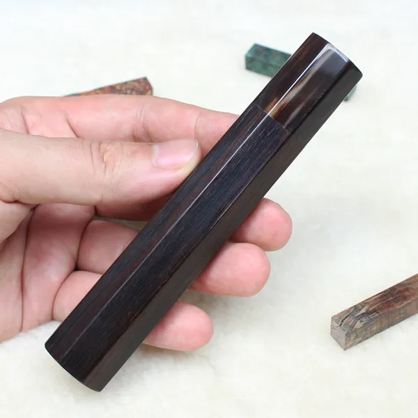 Cán Dao Nhật Bát Giác Gyuto 210mm - African Blackwood