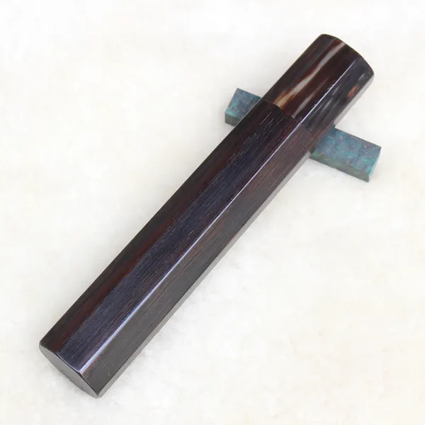 Cán Dao Nhật Bát Giác Gyuto 210mm - African Blackwood