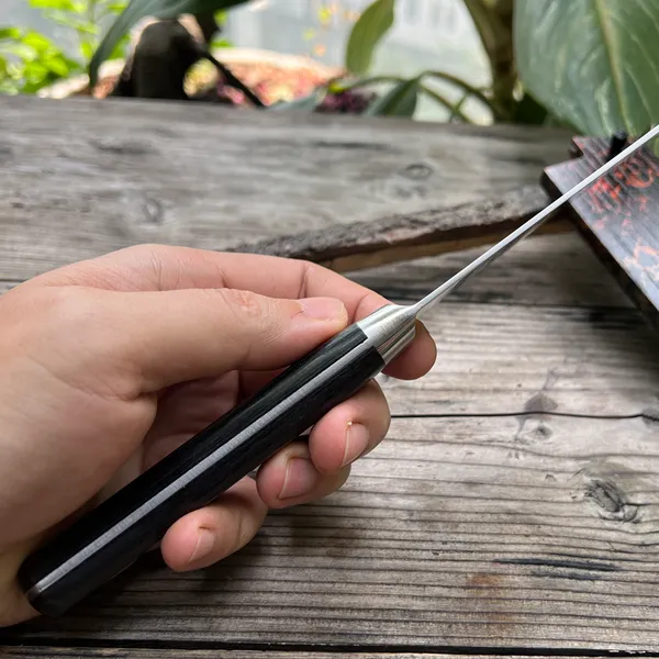 Dao Nhật Kiya Santoku 180mm HAP40 Used