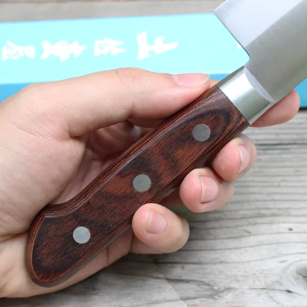 Dao Nhật Tsuboya Santoku 185mm Aogami 2