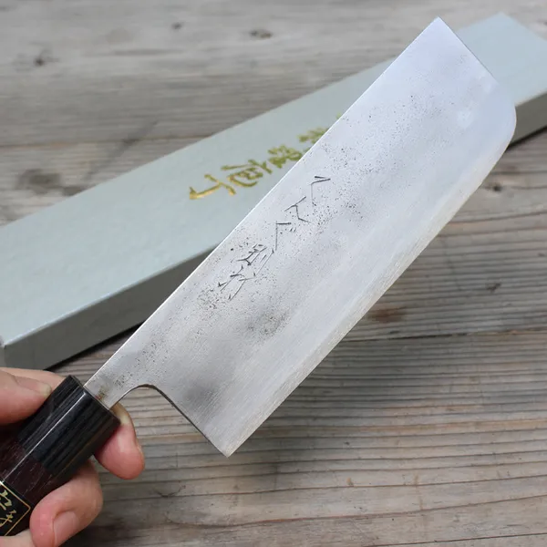 Dao Nhật Tengu Nakiri Nashiji 170mm Ginsan