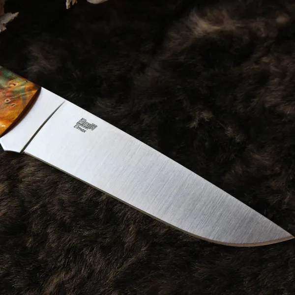 Dao Brisa Trapper Elmax 115mm Cán Gỗ Maple M01
