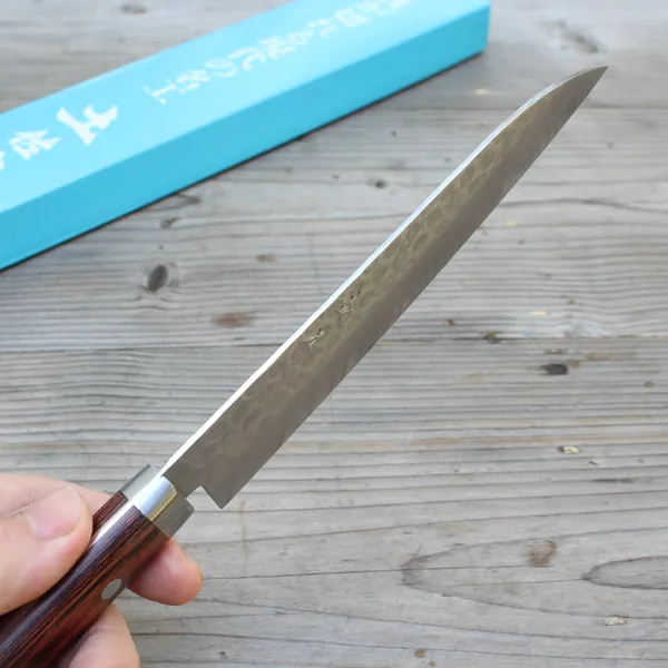 Dao Nhật Tsuboya Santoku Tsuchime 170mm MV Cobalt