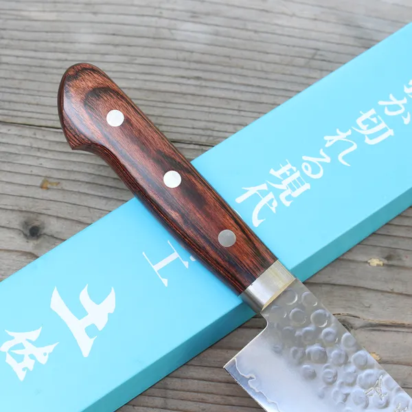 Dao Nhật Tsuboya Santoku Tsuchime 170mm MV Cobalt
