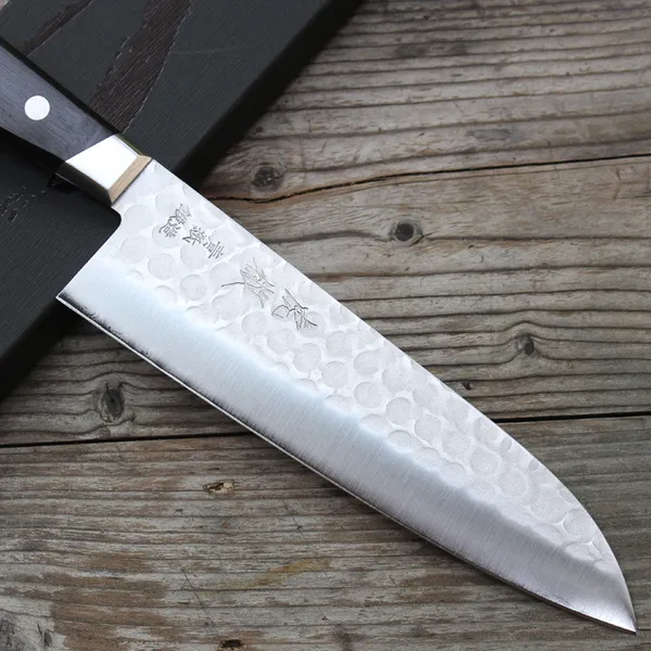 Dao Nhật Yasuda Kotetsu Santoku 180mm Aogami 2