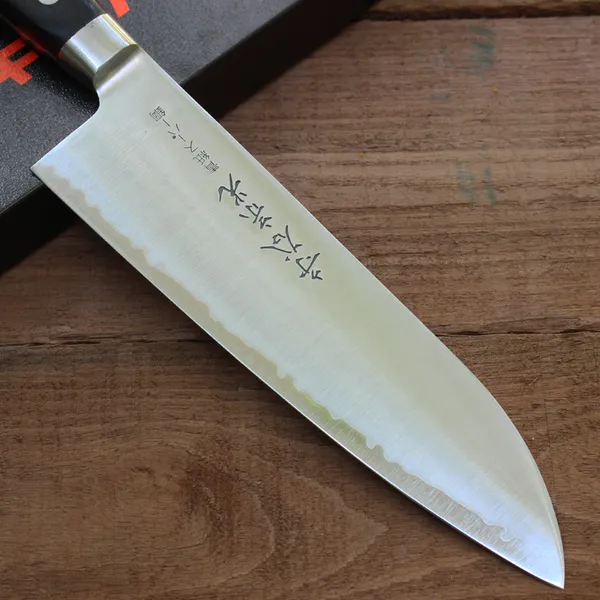 Dao Nhật Munemitsu Moriya Santoku 180mm Aogami Super
